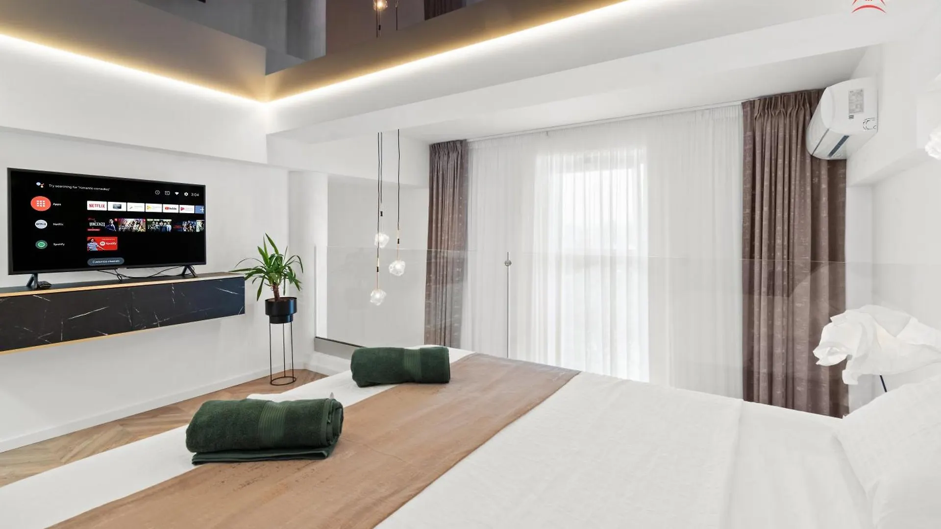 ブカレストNoa Boutique Beautiful Penthouse With Private Parkingアパートメント ルーマニア